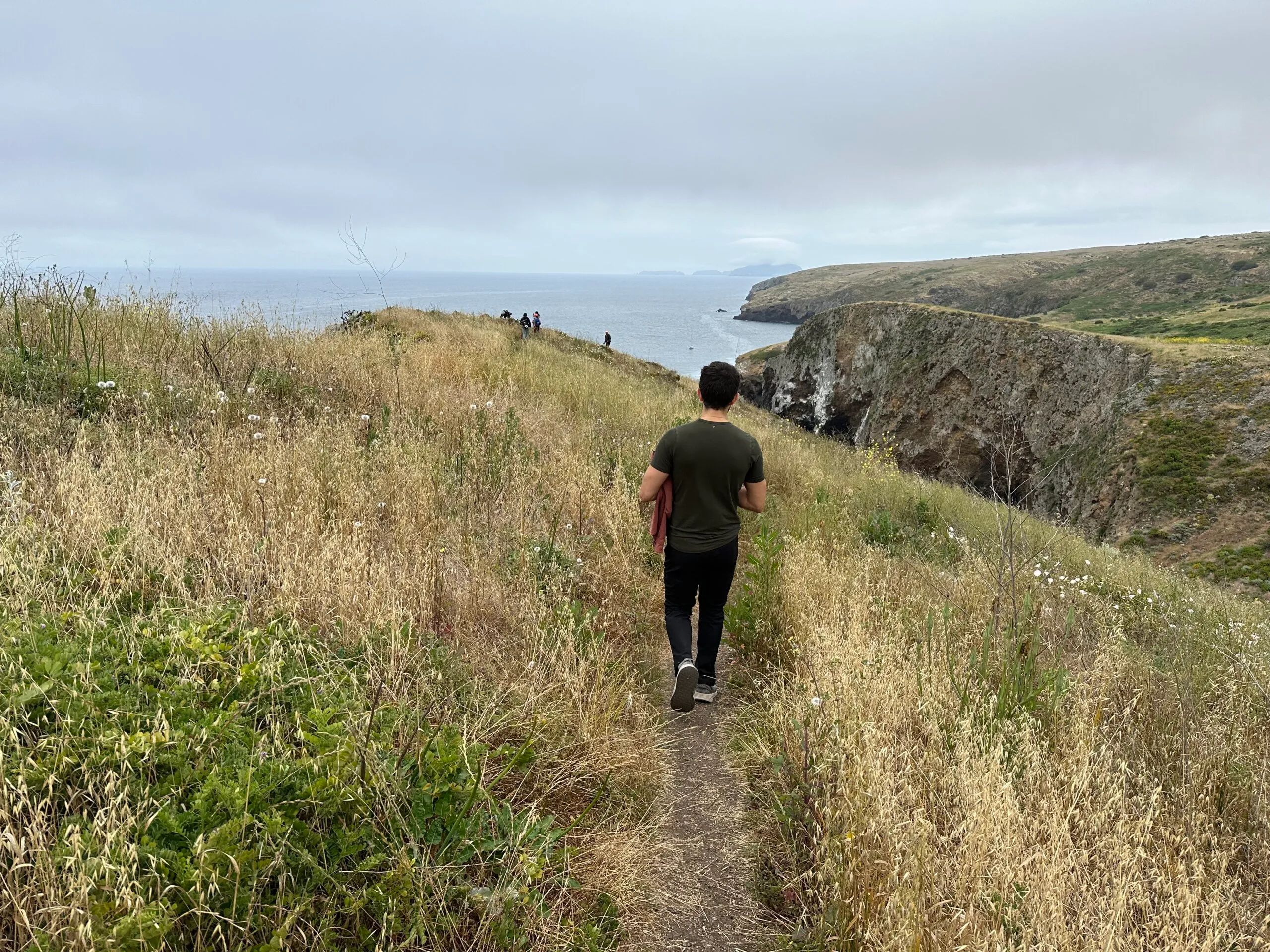 Hiking on day trip in Santa Cruz, Channel Islands National Park