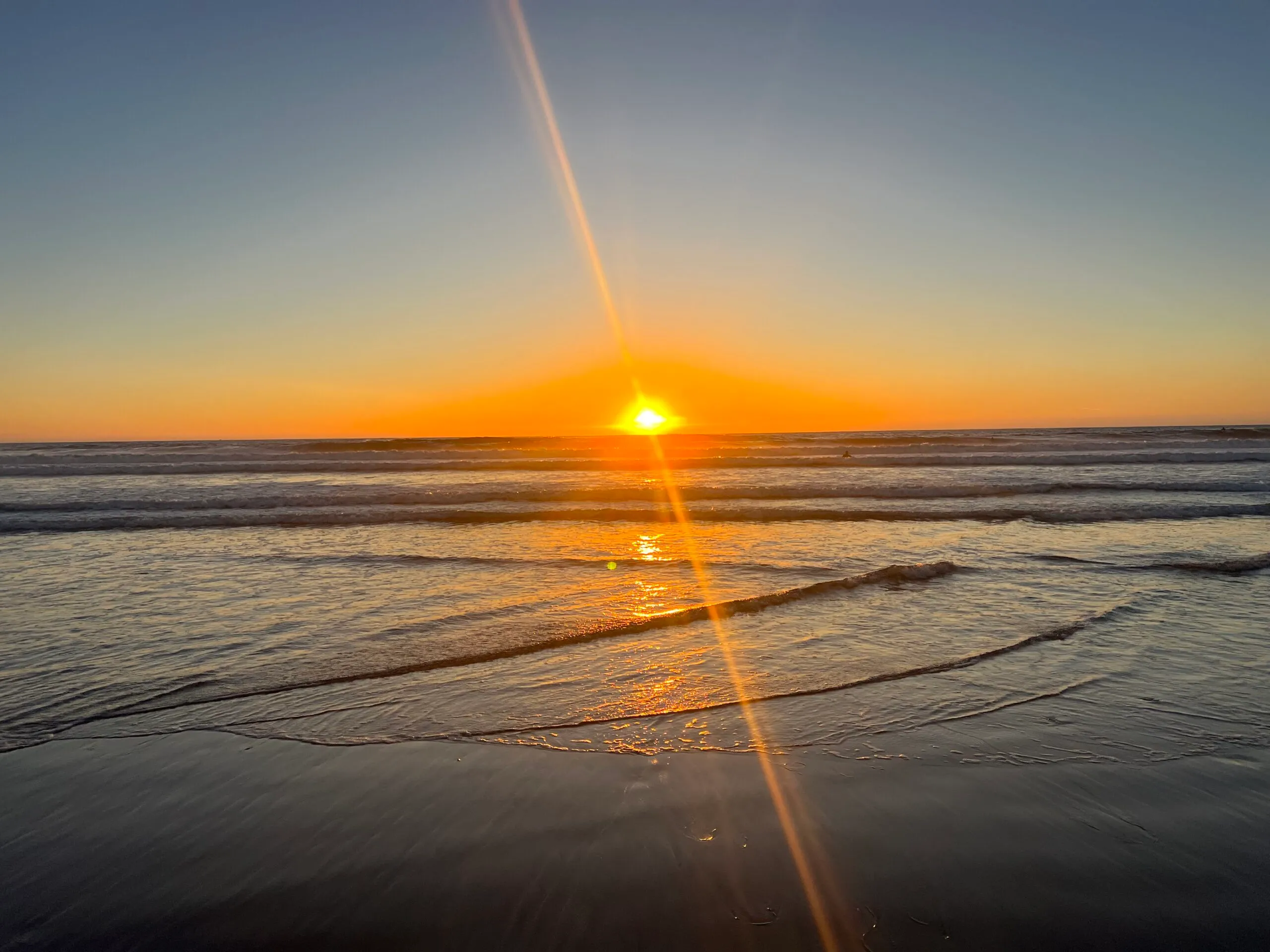 Sunset at the prettiest beaches in San Diego
