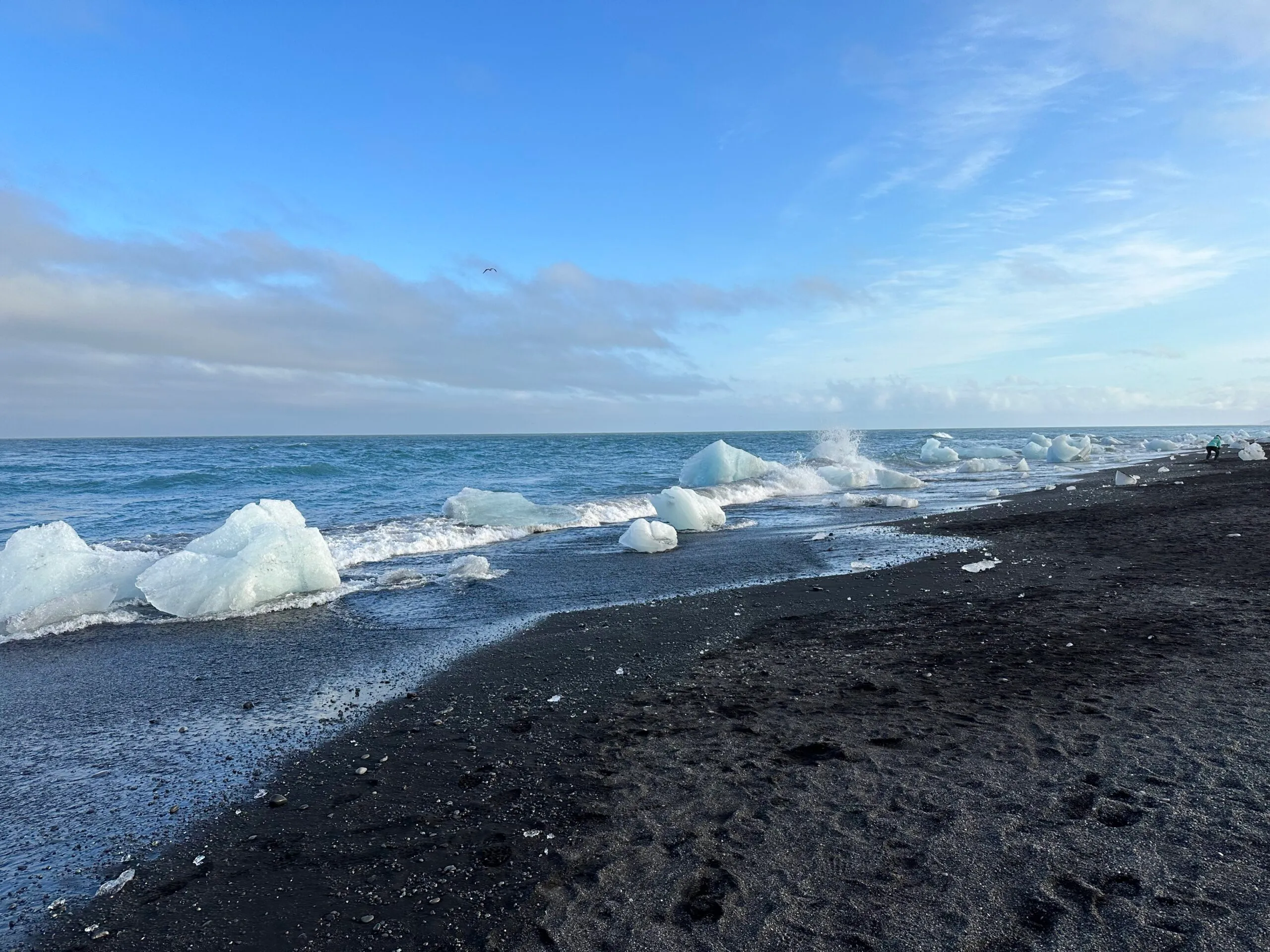 Diamond Beach in Iceland in 2024