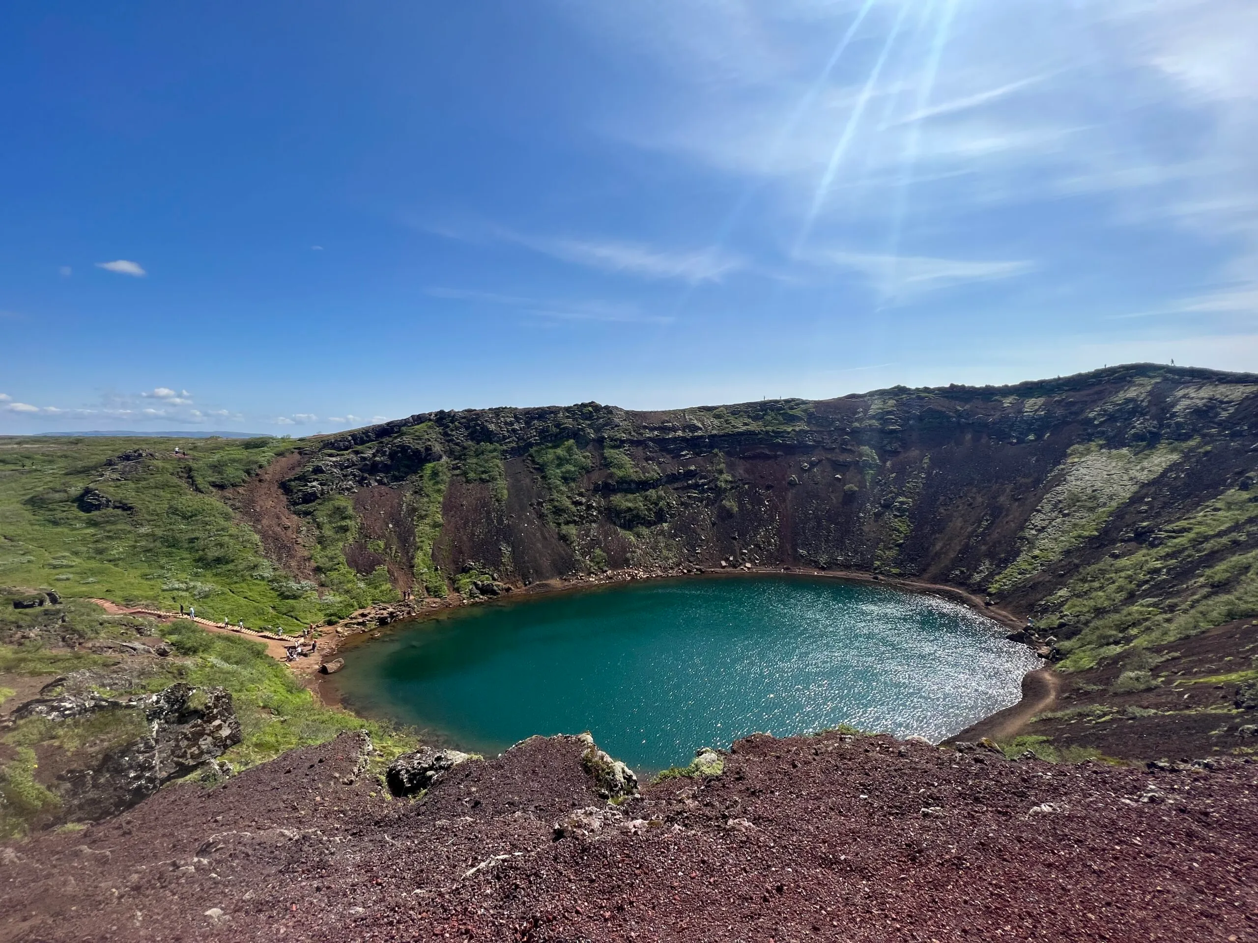 Kerid Crater in Iceland along Golden Circle