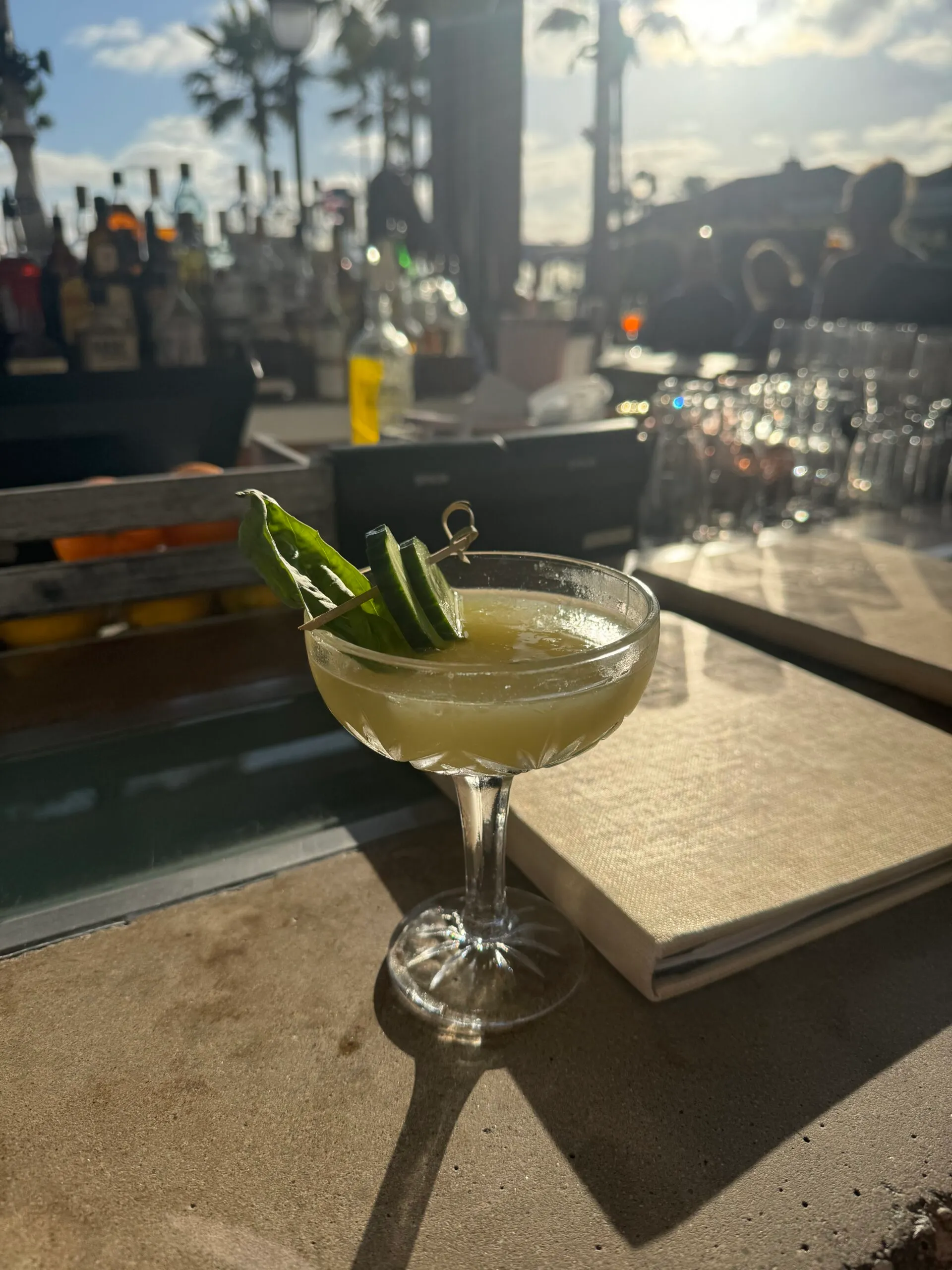 Cocktail from Beach Bar