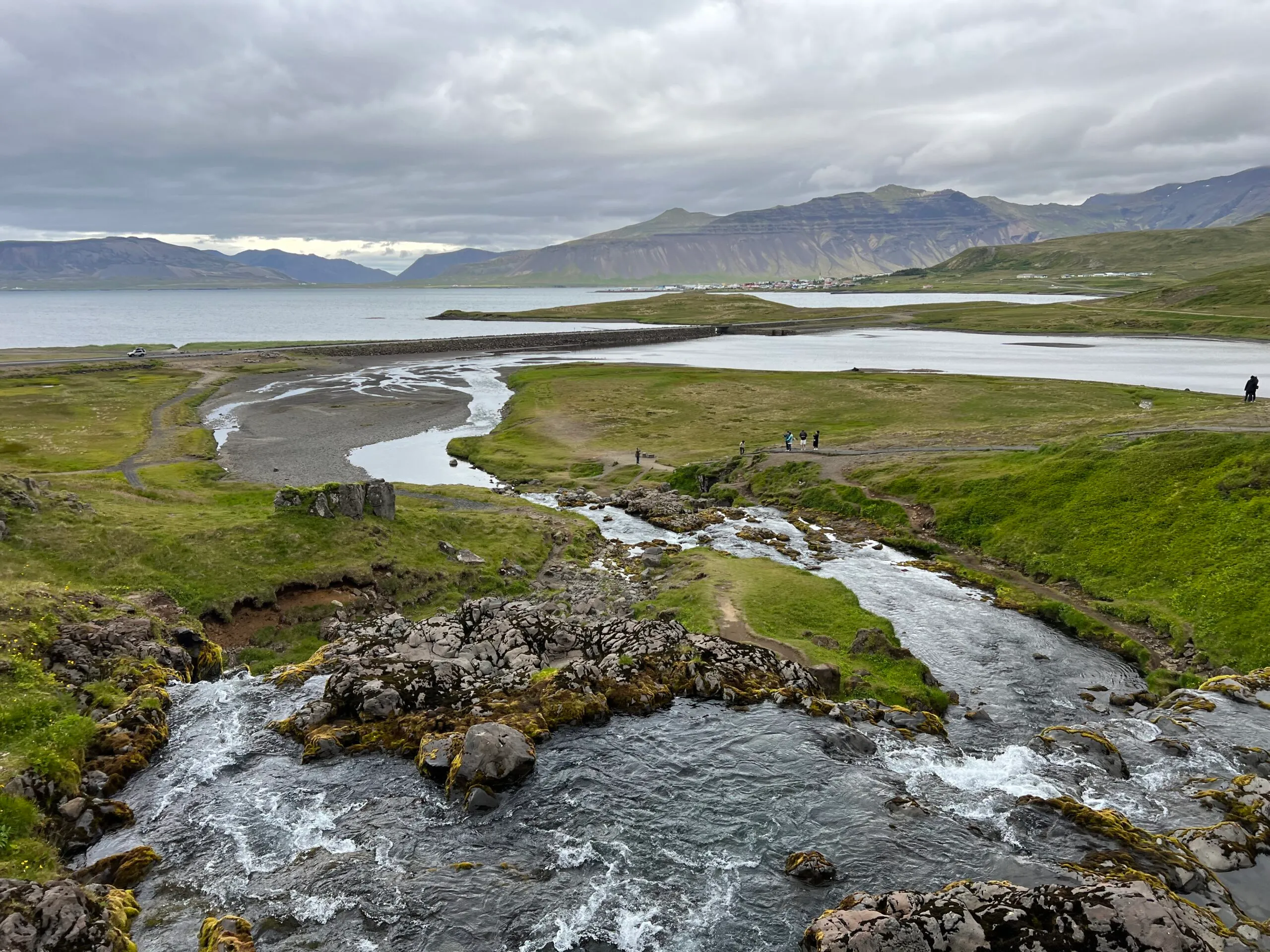 Snæfellsnes Peninsula scenic view of river in Iceland 2024