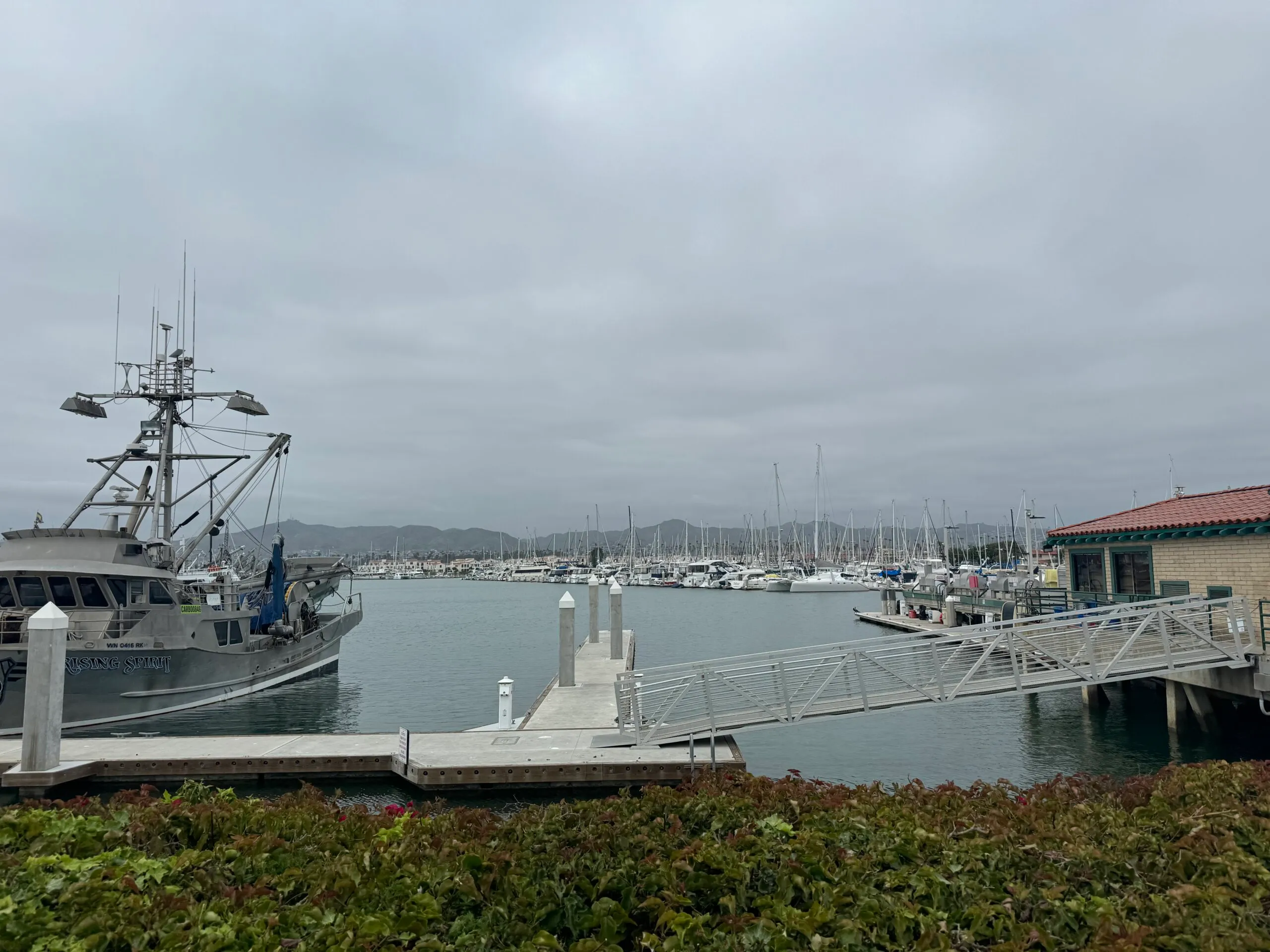 San Diego covered in clouds
